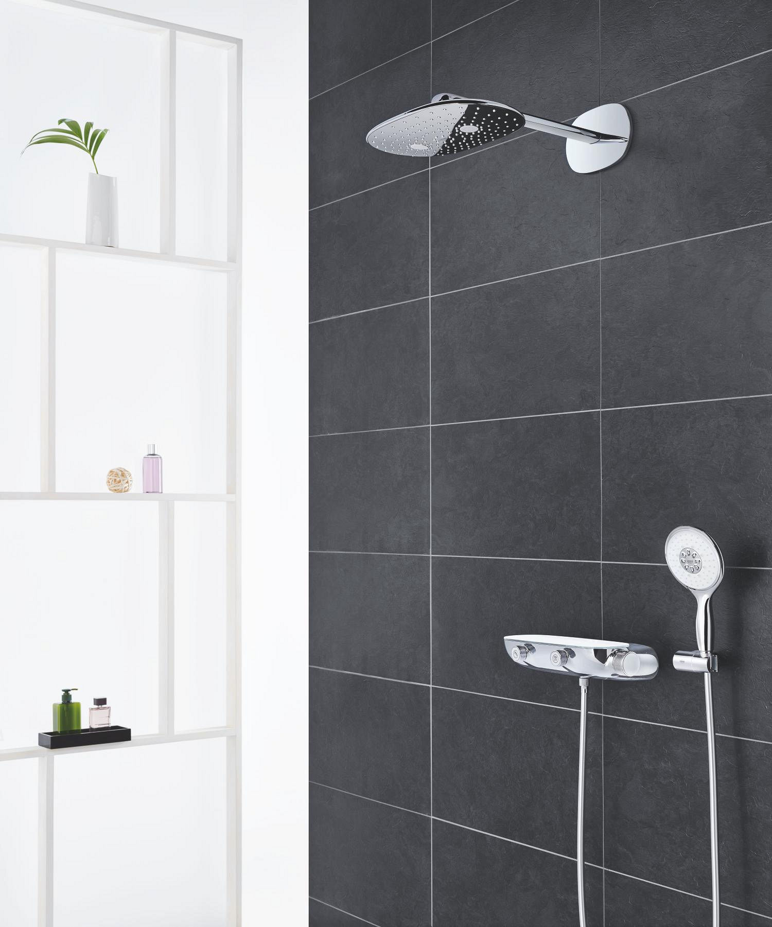 Sistem de dus Grohe 26446000, SmartControl, tip incastrare incastrat, pentru dus, pentru un dus confortabil zilnic, crom [1]