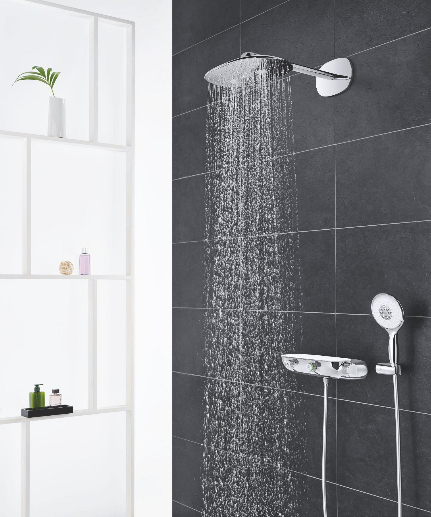 Sistem de dus Grohe 26446000, SmartControl, tip incastrare incastrat, pentru dus, pentru un dus confortabil zilnic, crom [2]