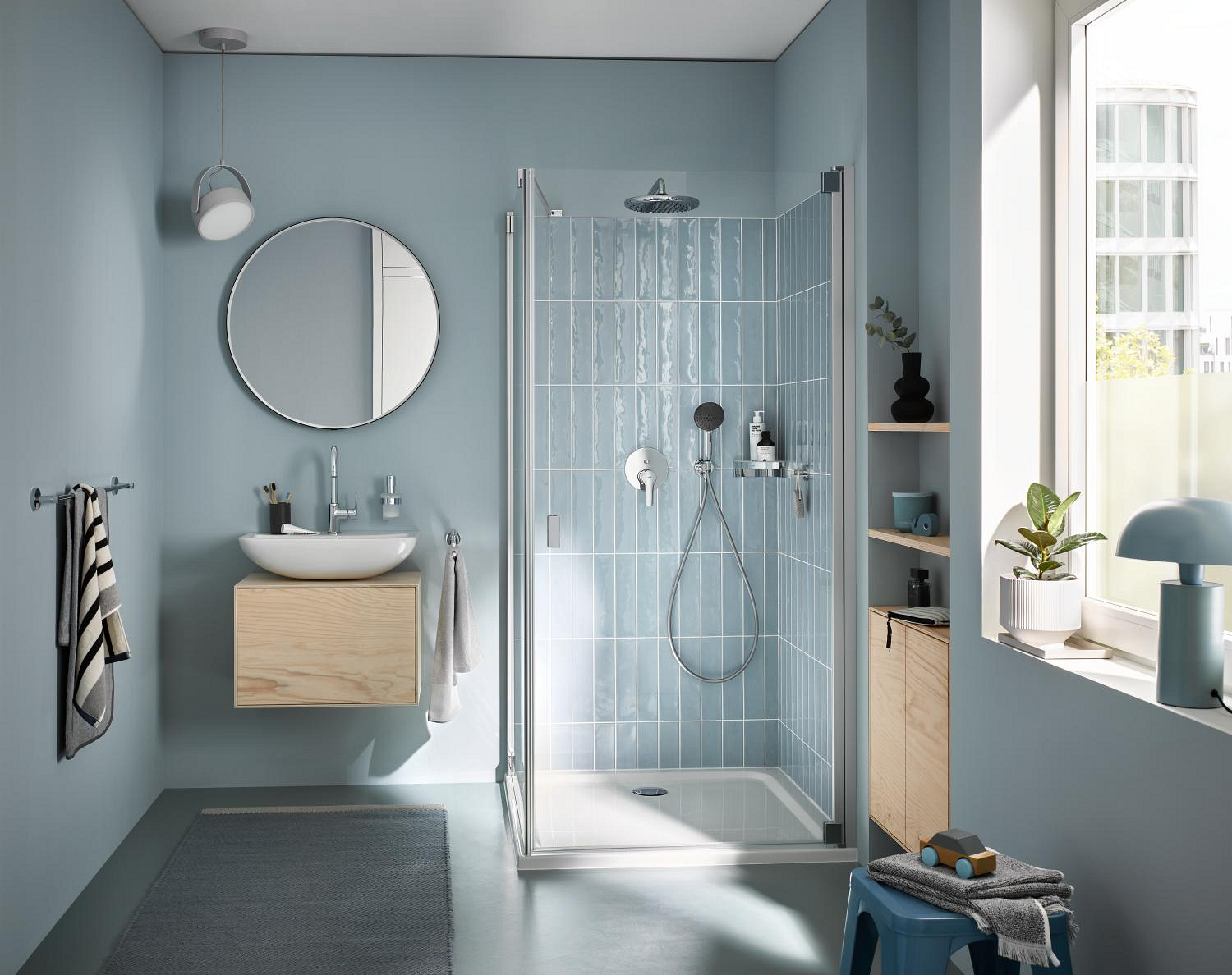 Sistem de dus Grohe 25292000, Start, tip incastrare incastrat, pentru dus, tip comanda monocomanda, crom [1]