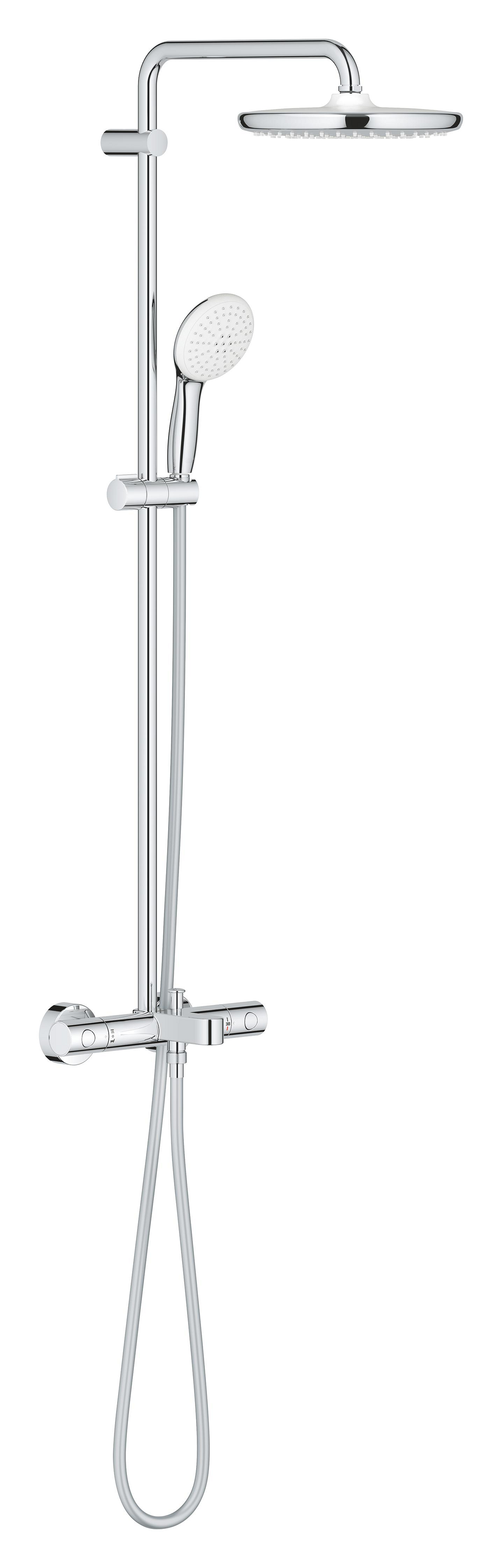 Sistem de dus Grohe 26978001, 250 mm, 1 bar, 110 mm, 1.75 m, 1132 mm, 412 mm, 1 functii palarie dus, Crom