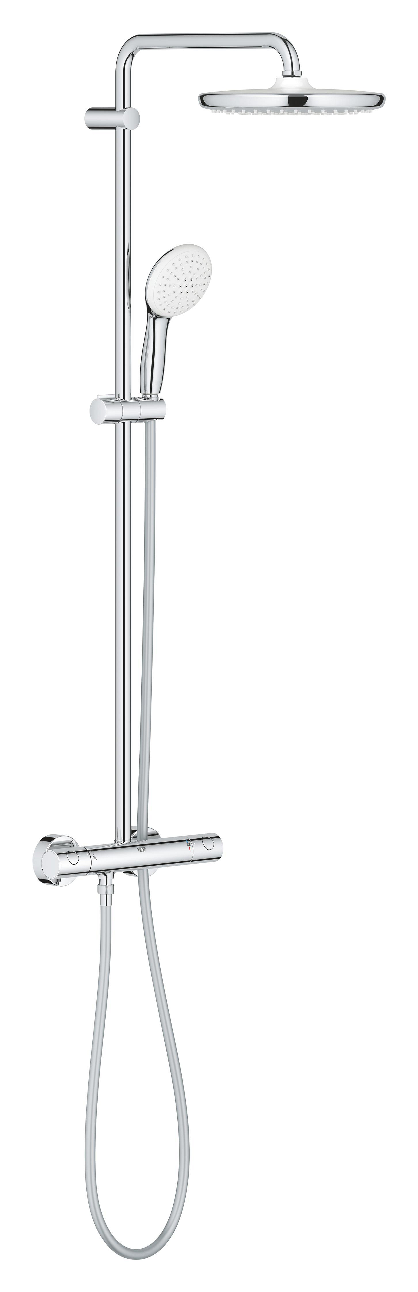 Sistem de dus Grohe 26670001, Tempesta 250, tip incastrare aparent, pe