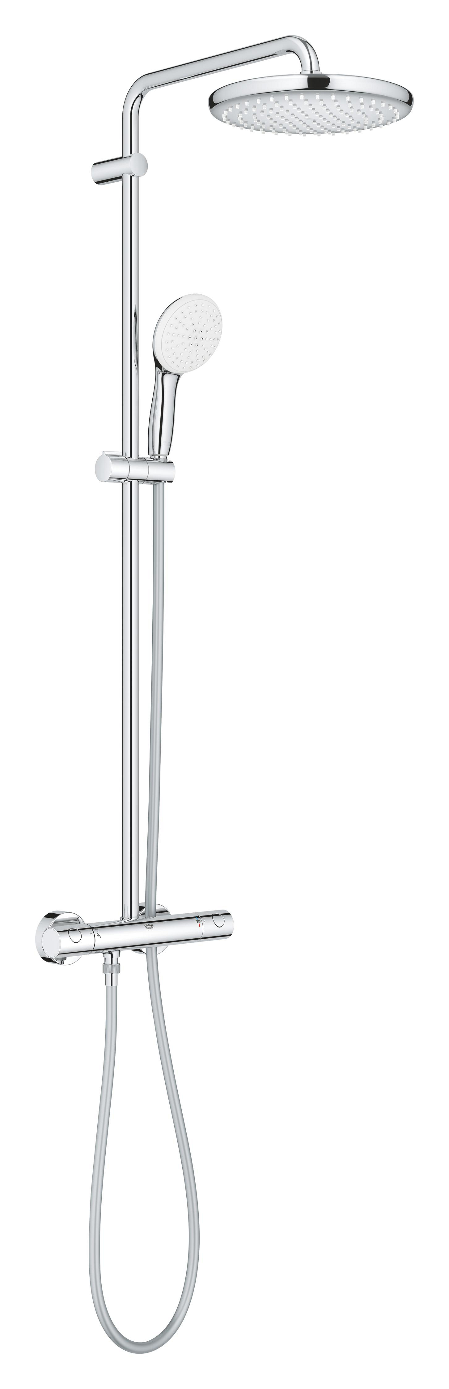Sistem de dus Grohe 26670001, Tempesta 250, tip incastrare aparent, pe