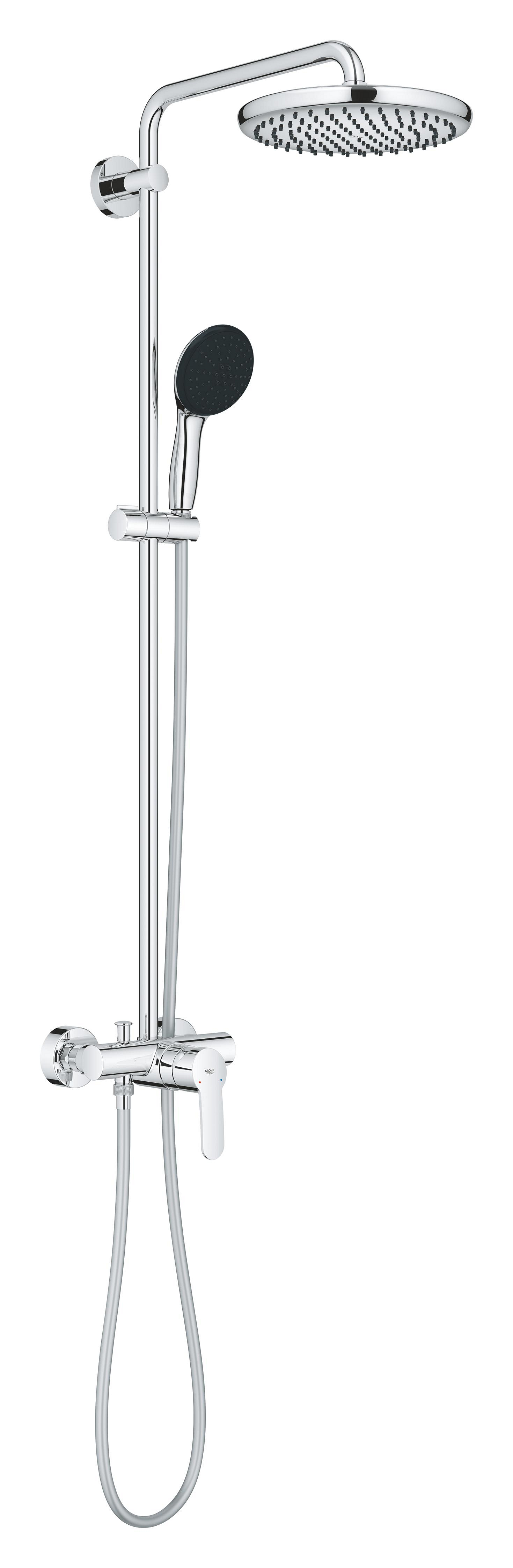 Grohe Sistem de dus grohe vitalio 250, aparent, 250 mm, 1 functie, crom, 26679001