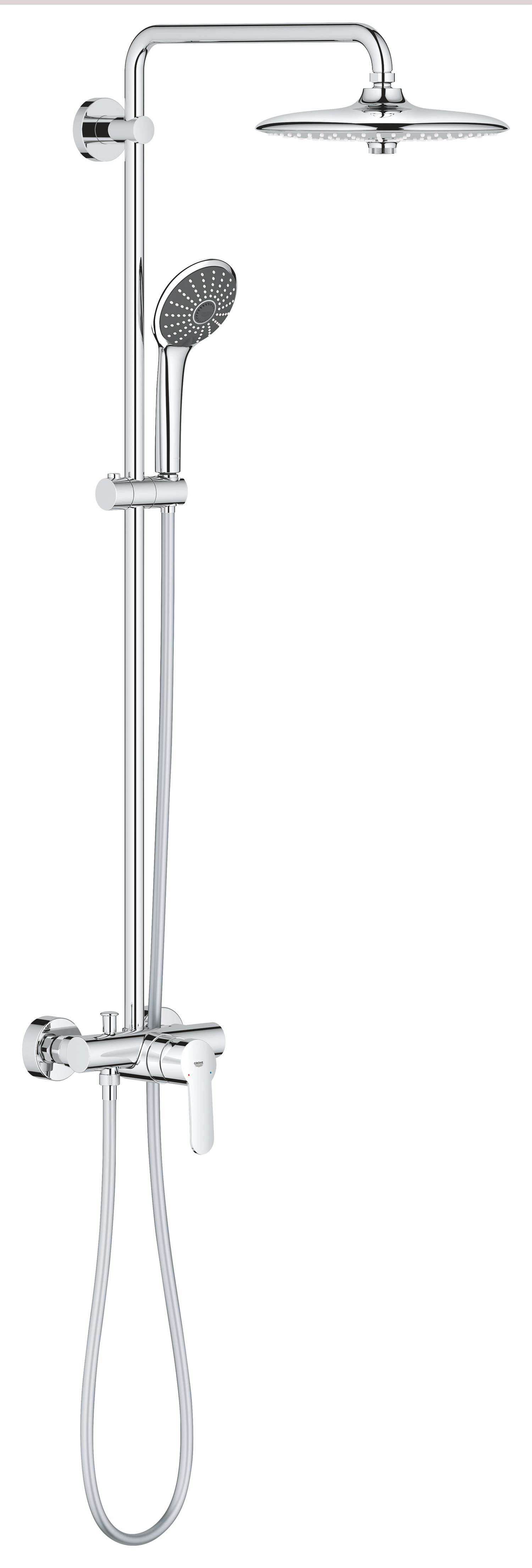 Grohe Sistem de dus grohe vitalio joy, aparent, 260 mm, 3 functii, crom, 27684001