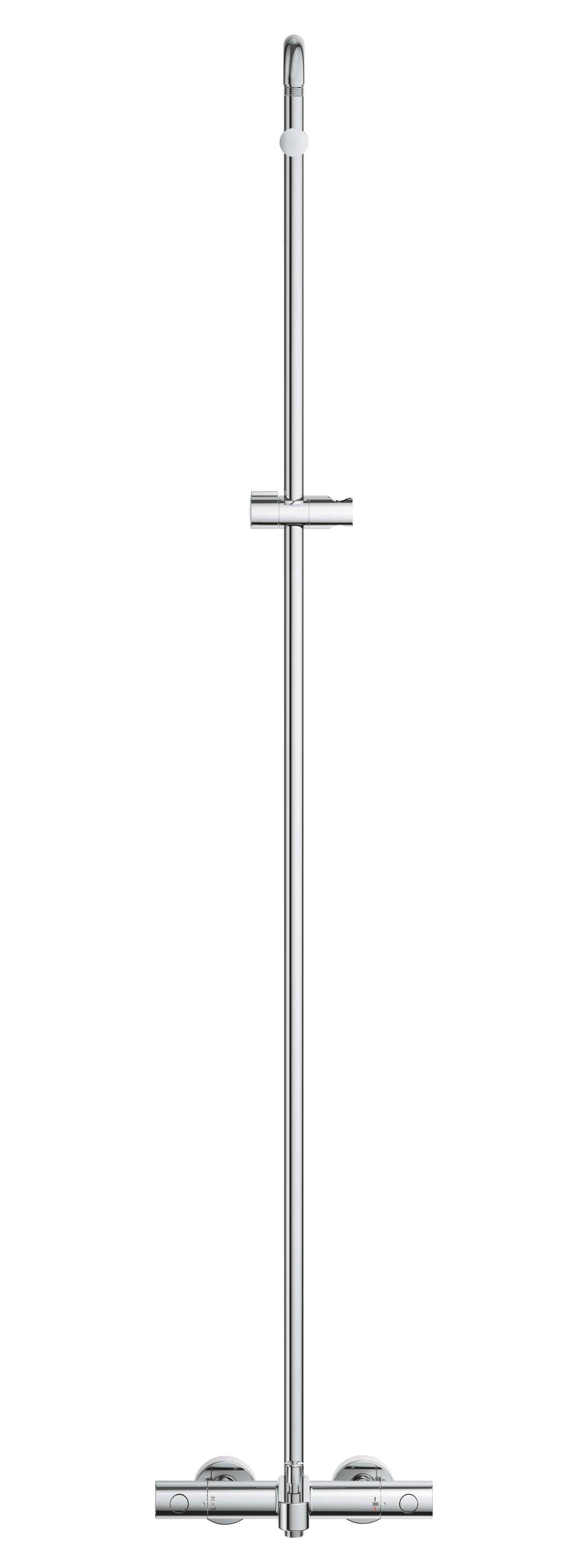 Sistem de dus Grohe 26988001, Vitalio Start 250, tip incastrare aparent, pentru cada, termostat, crom [4]