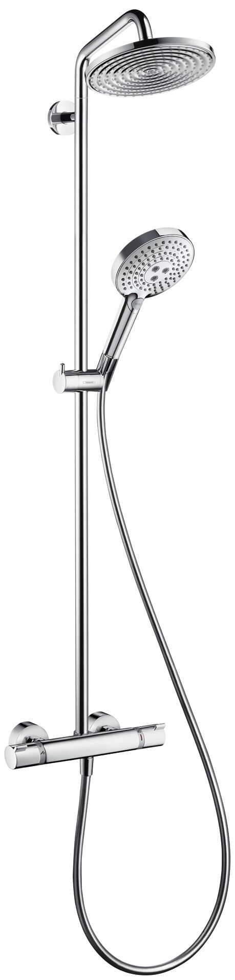 Hansgrohe Sistem de dus hansgrohe raindance s, aparent, termostat, 240 mm, 1 functie, crom, 27116000