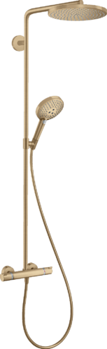 Hansgrohe Sistem de dus hansgrohe raindance select s 240, 1/2'', aparent, termostat, 240 mm, mat, bronz, 27633140