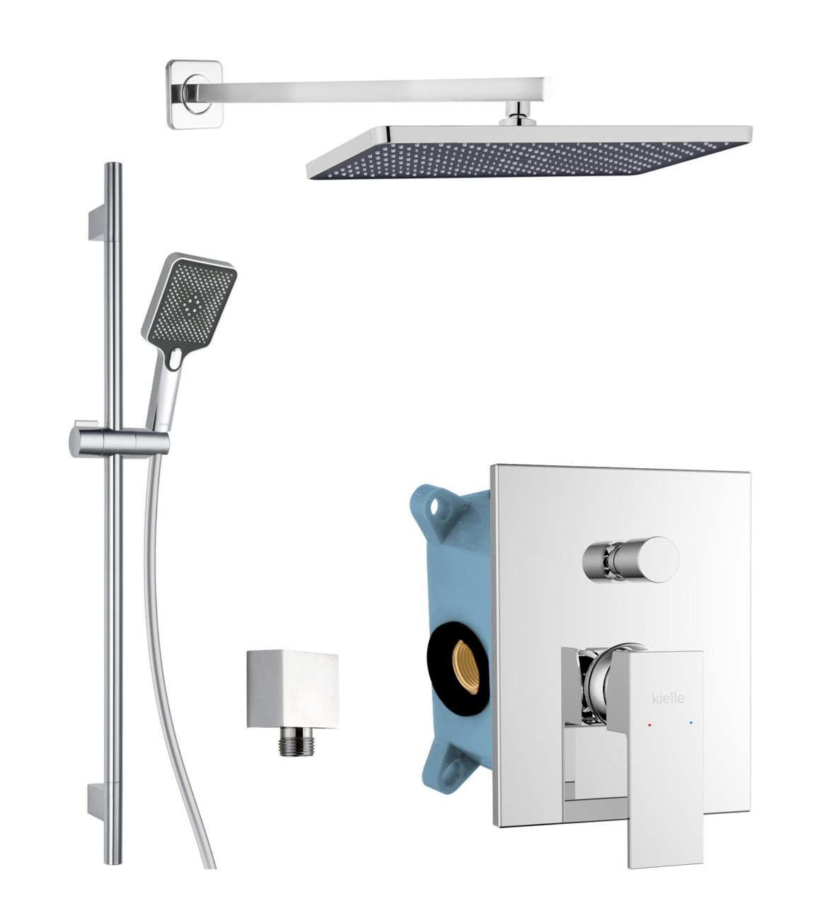 Kielle  Sistem de dus kielle arkas i, incastrat, 360 mm, 1 functie, crom, 20611sp10