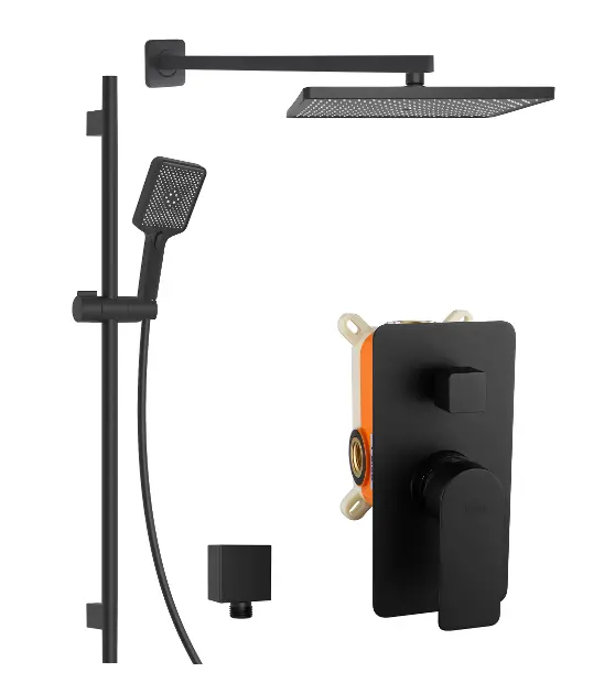 Kielle  Sistem de dus kielle vega, incastrat, 360 mm, 1 functie, mat, negru, 20618sp14