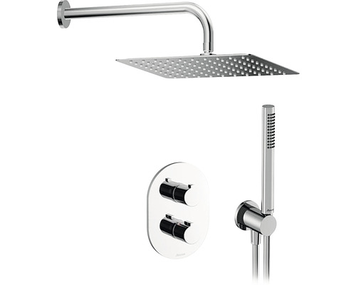 Ravak  Sistem de dus ravak chrome, incastrat, termostat, 300 mm, 1 functie, crom, x07s015