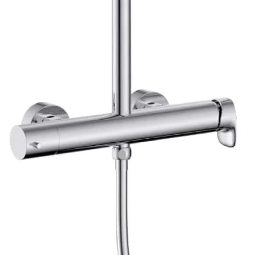 Sistem de dus Roca A5A9A6EC00, 250 mm, 1 bar, 100 mm, 1.5 m, 970 mm, 340 mm, 1 functii palarie dus, Crom