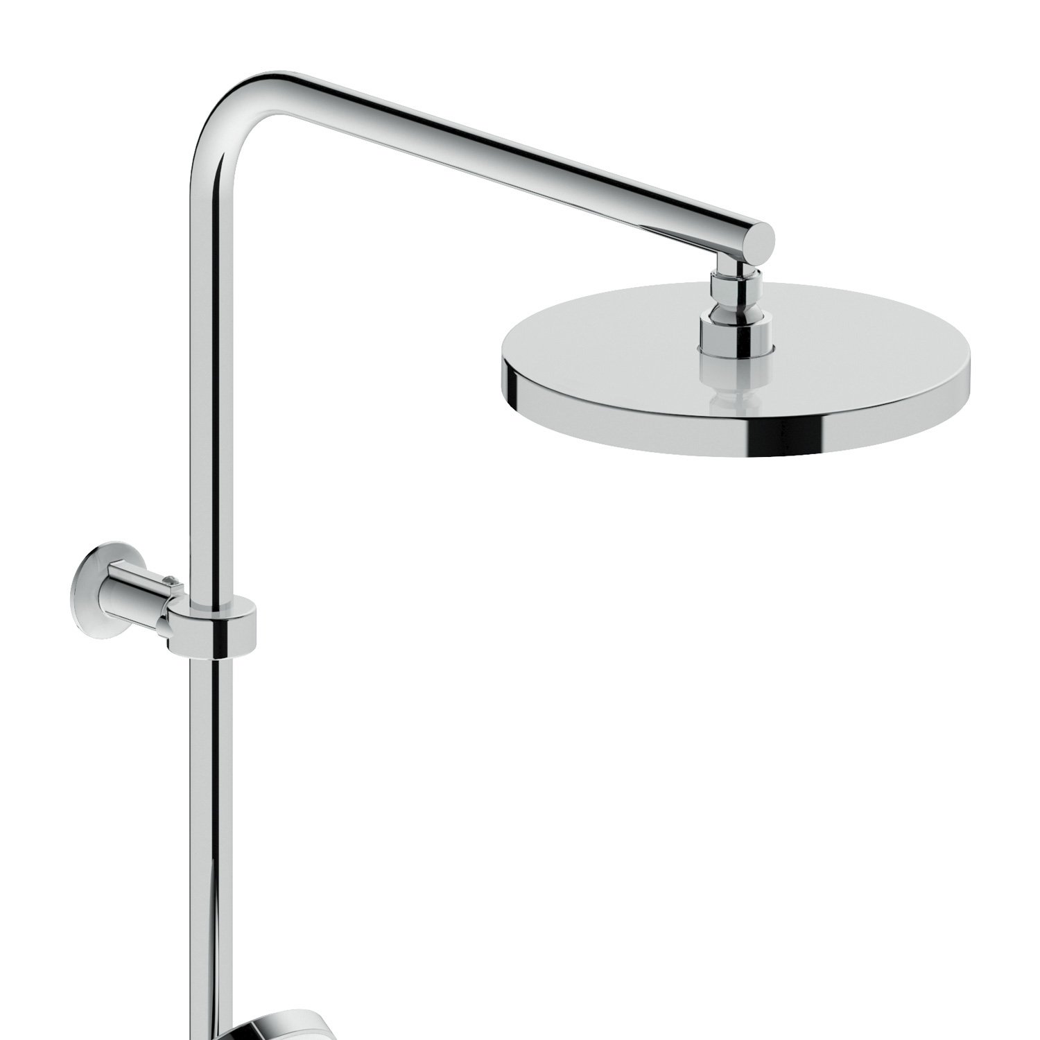 Sistem de dus Duravit B14280008010, dus B.1, tip incastrare aparent, pentru dus, pentru un dus confortabil zilnic, crom [2]