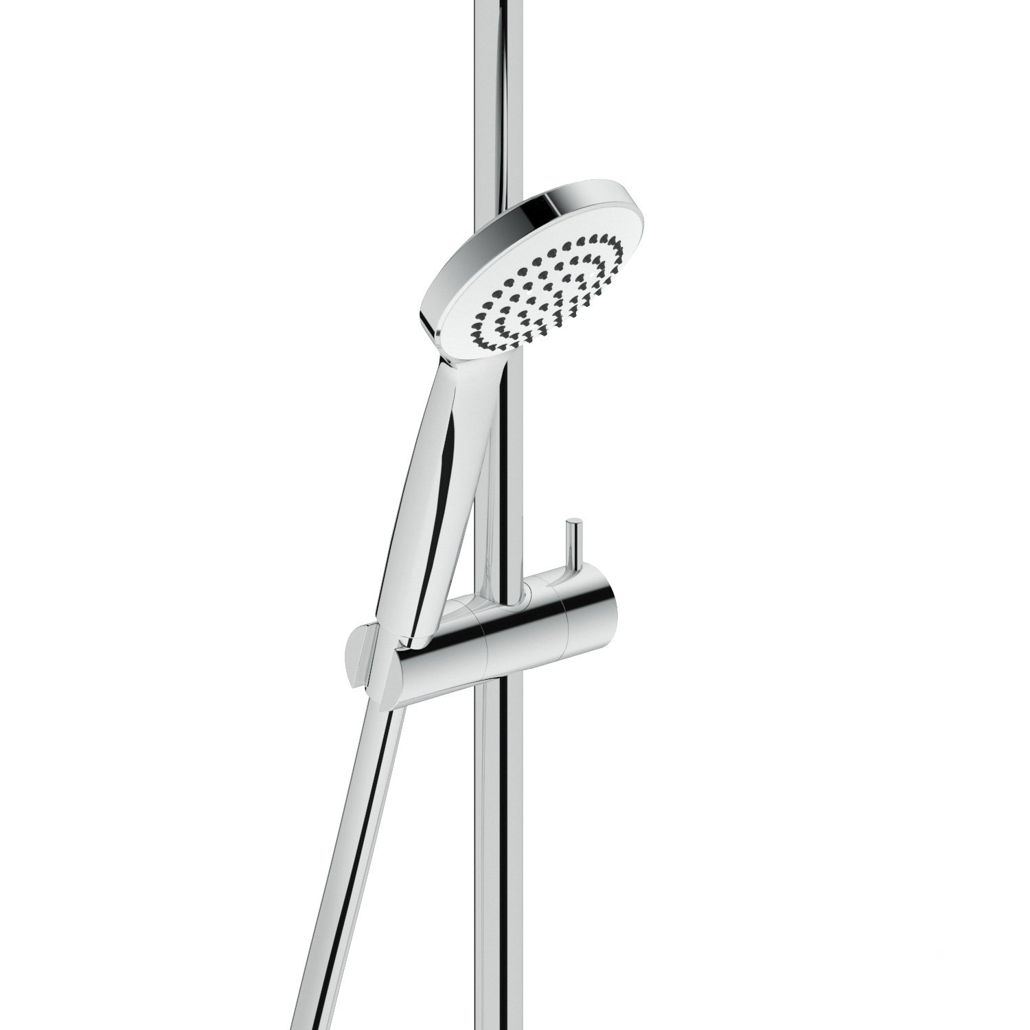 Sistem de dus Duravit B14280008010, dus B.1, tip incastrare aparent, pentru dus, pentru un dus confortabil zilnic, crom [3]