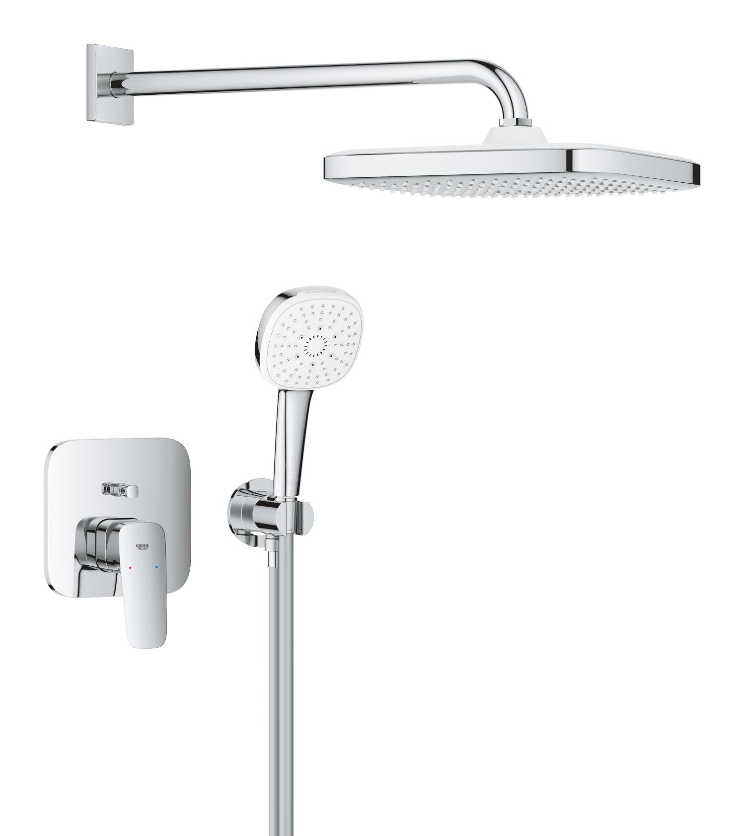 Sistem de dus Grohe 1053360000, dus Cubeo, tip incastrare incastrat, pentru dus, tip comanda monocomanda, crom [1]