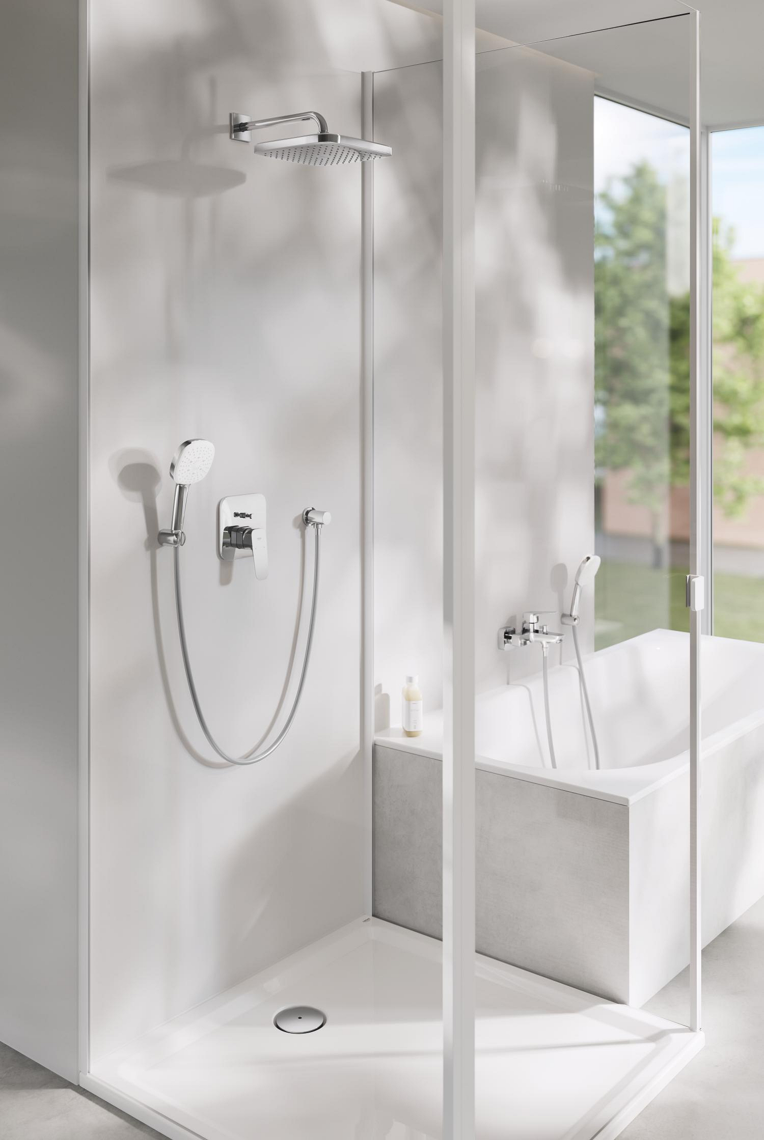 Sistem de dus Grohe 1053360000, dus Cubeo, tip incastrare incastrat, pentru dus, tip comanda monocomanda, crom [3]