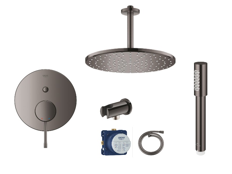 Grohe Sistem dus grohe essence, incastrat, 310 mm, 1 functie, lucios, grafit, 24058a01-4st