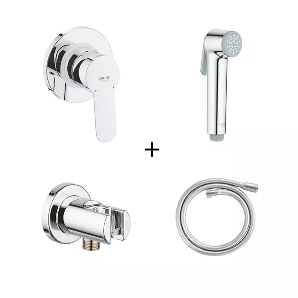 Grohe Sistem dus igienic grohe bauedge, incastrat, mixare, 1 functie, crom, 129188