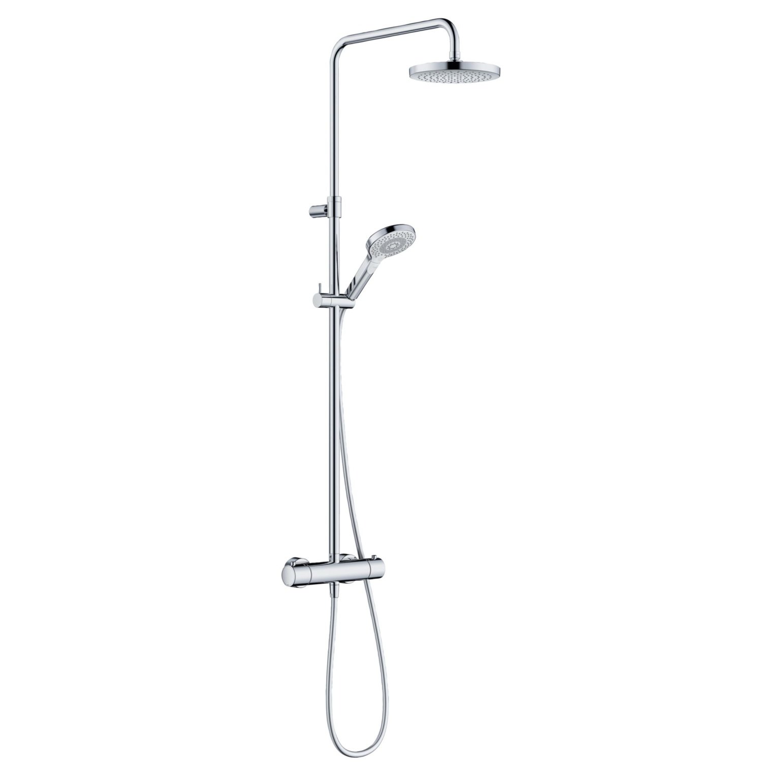 Lavita Sistem dus lavita verdi, aparent, termostat, 250 mm, 1 functie, mat, cupru, 57315