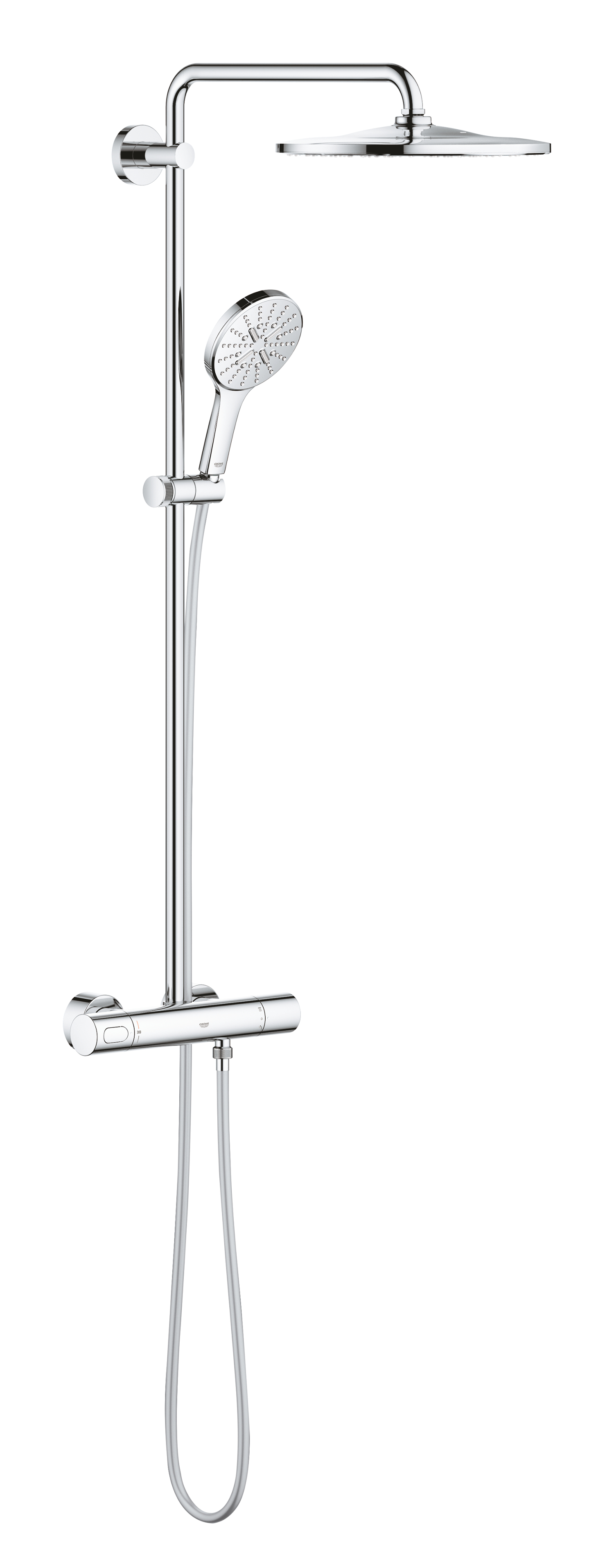 Grohe Sistem de dus grohe rainshower smartactive 310, termostat, 310 mm, 2 functii, crom, 26647000
