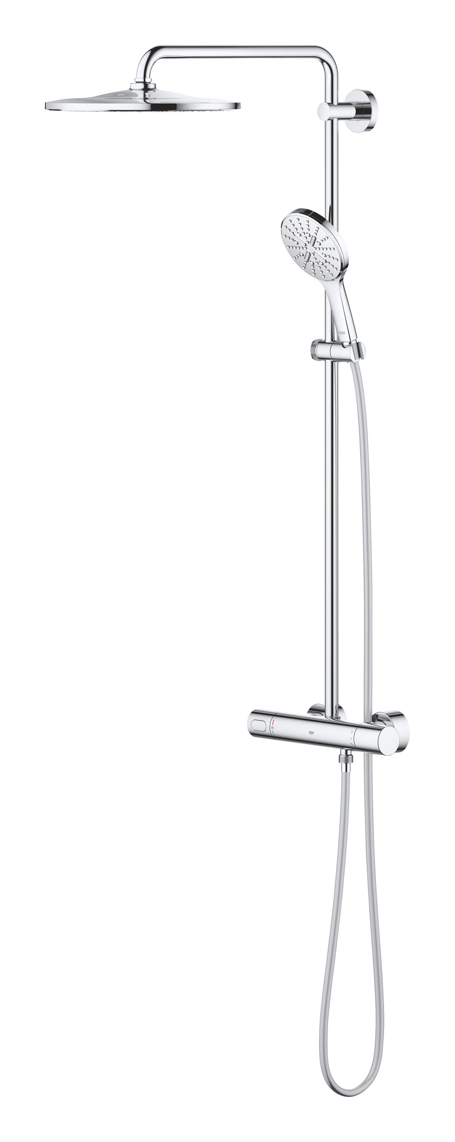 Sistem de dus Grohe 26647000, Rainshower SmartActive 310, tip incastrare aparent, pentru dus, termostat, crom [1]