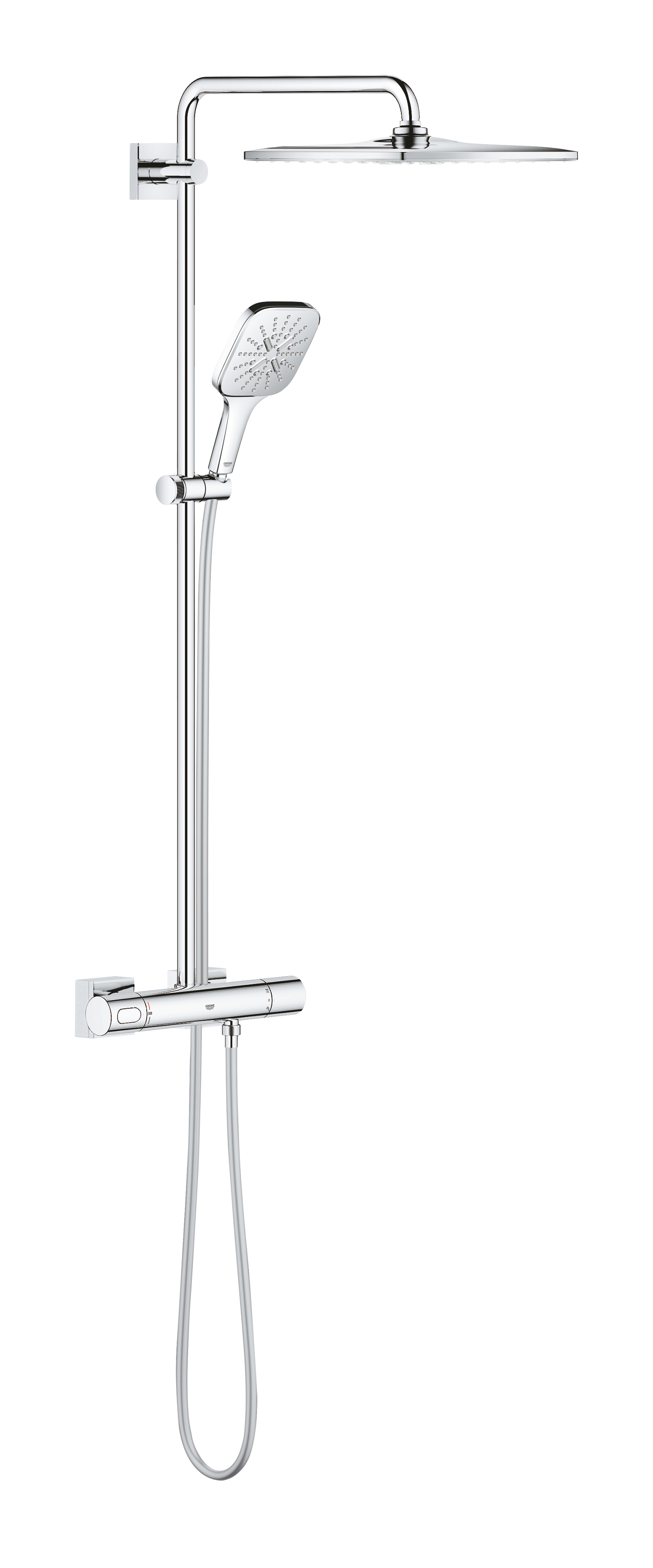 Grohe Sistem de dus grohe rainshower smartactive 310 26649000, aparent, termostat, 310 mm, anti-oparire, anti-calcar, crom