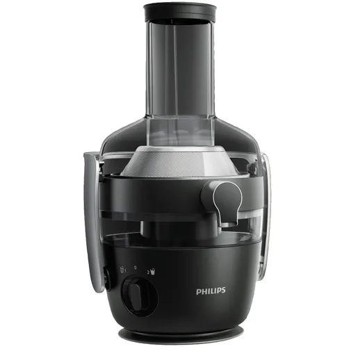 Philips Storcator fructe si legume philips avance collection, 1000 w, 1 l, recipient pulva 2.1 l, 2 viteze, tub 80 mm, negru,