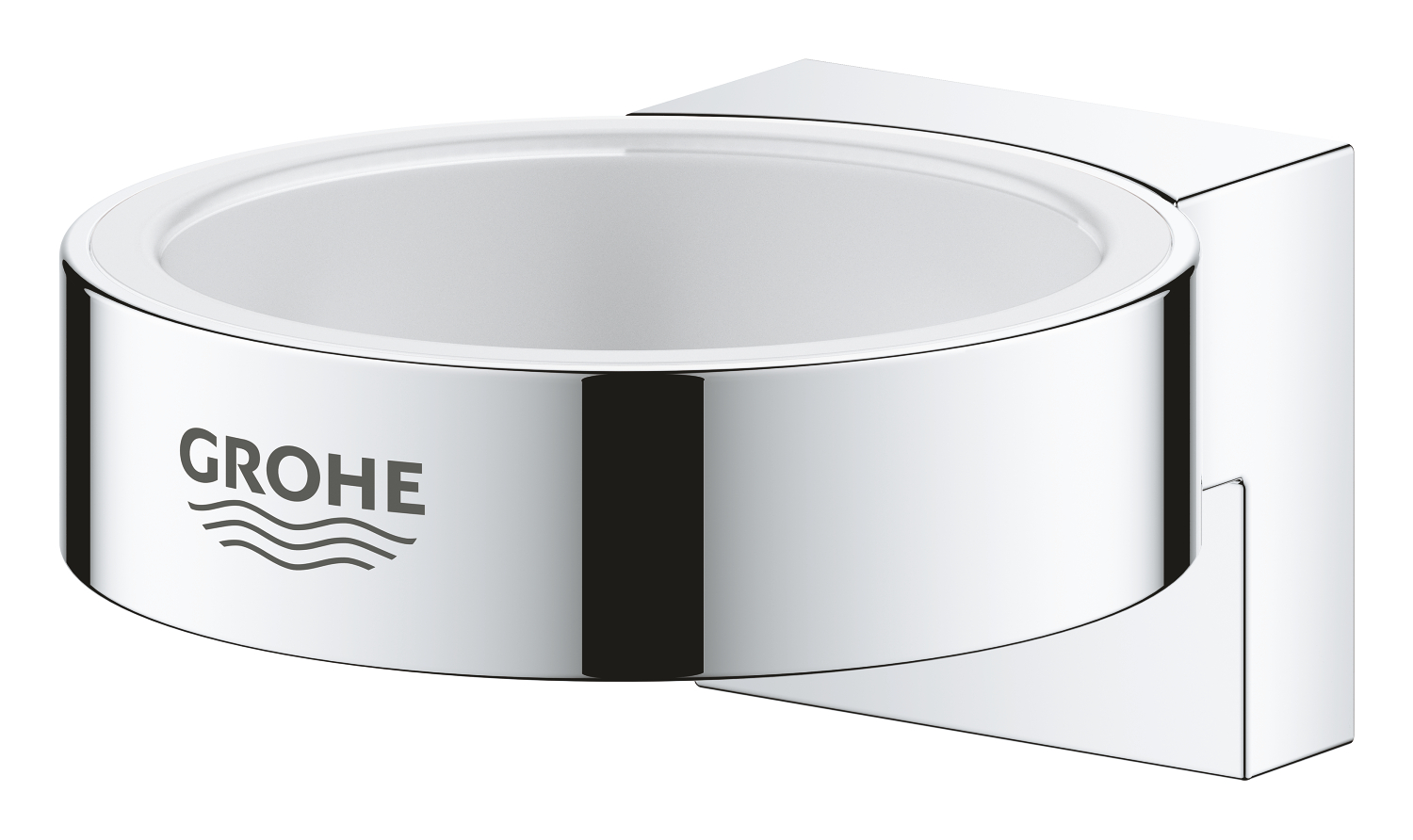 Suport Grohe 41027000, 66 mm, 56 mm, 2 orificii instalare, pe perete, metal, elemente fixare ascunse, Crom