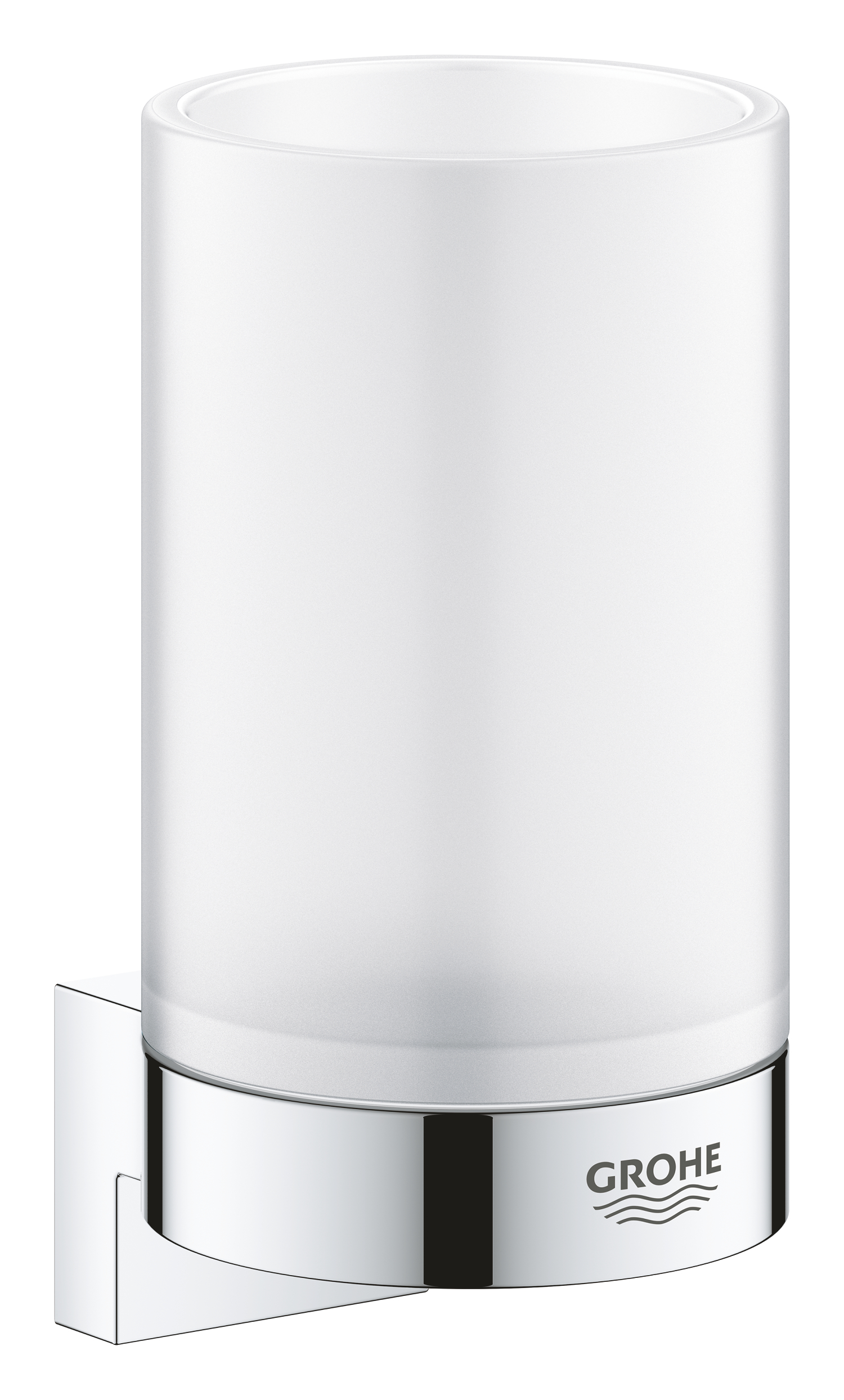 Suport Grohe 41027000, 66 mm, 56 mm, 2 orificii instalare, pe perete, metal, elemente fixare ascunse, Crom