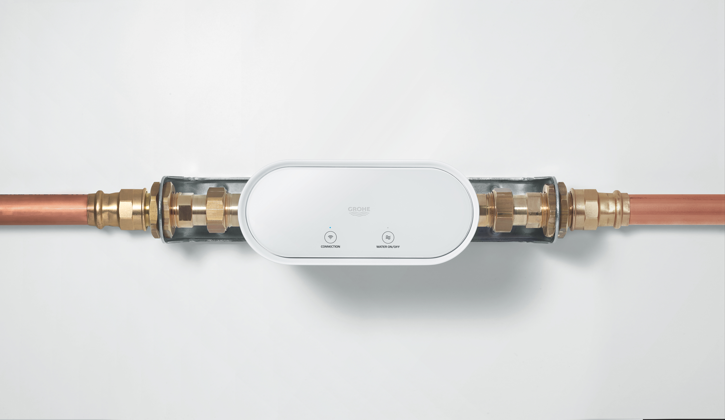 Suport montare Grohe 22501000, 411 mm, 62 mm, 85 mm, pe perete, sense guard produs compatibil, Cupru