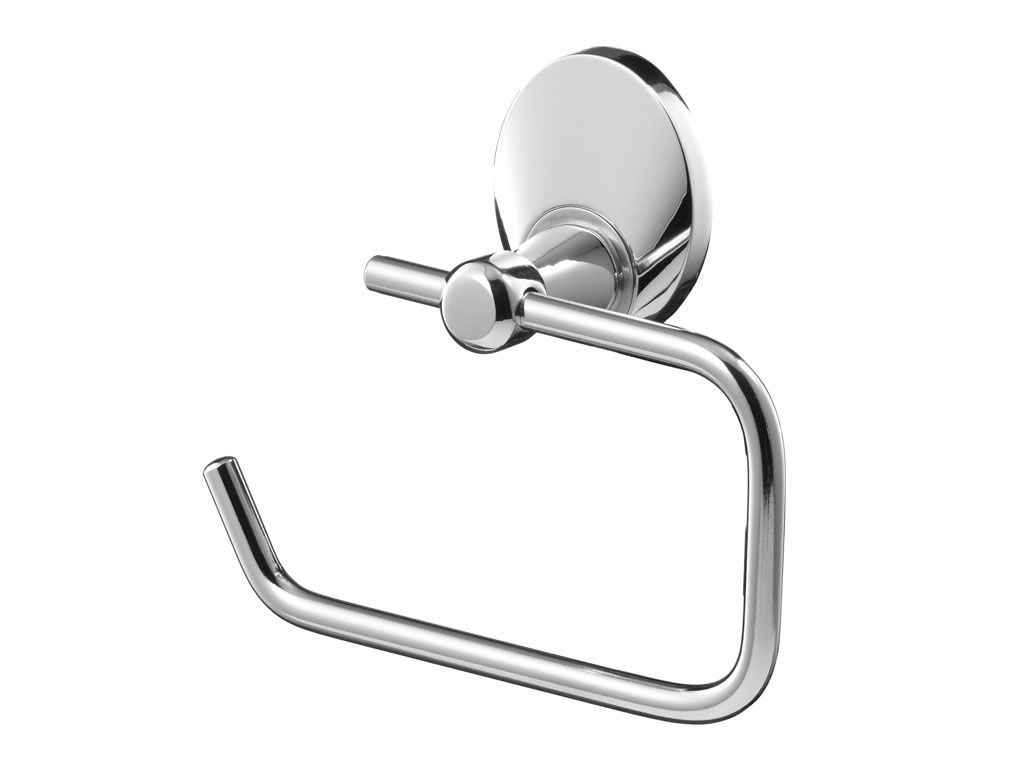 Bisk Suport hartie igienica bisk emotion 03105, 1 rola, montare pe perete, fixare ascunsa, crom