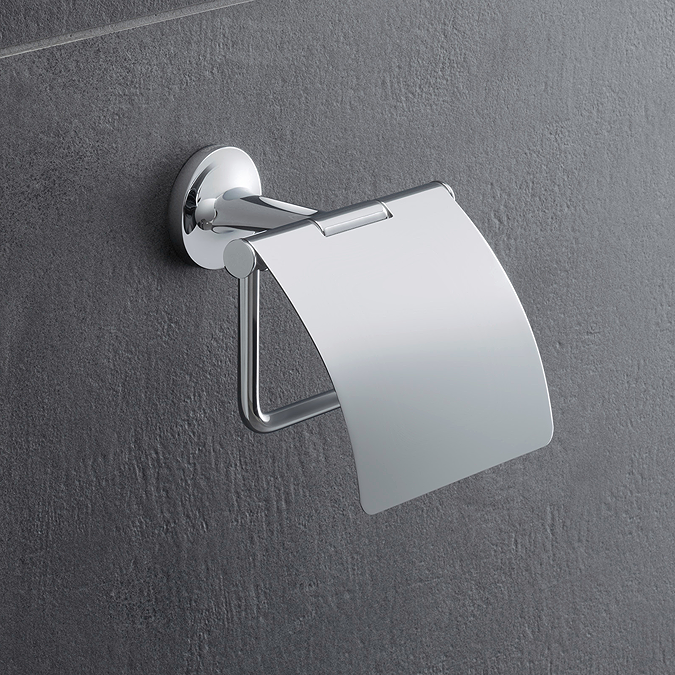 Suport hartie Duravit 0099401000, igienica Starck T, tip instalare pe perete, numar orificii instalare 2, crom [4]