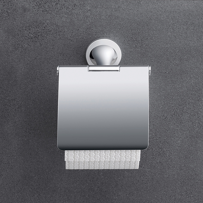 Suport hartie Duravit 0099401000, igienica Starck T, tip instalare pe perete, numar orificii instalare 2, crom [5]