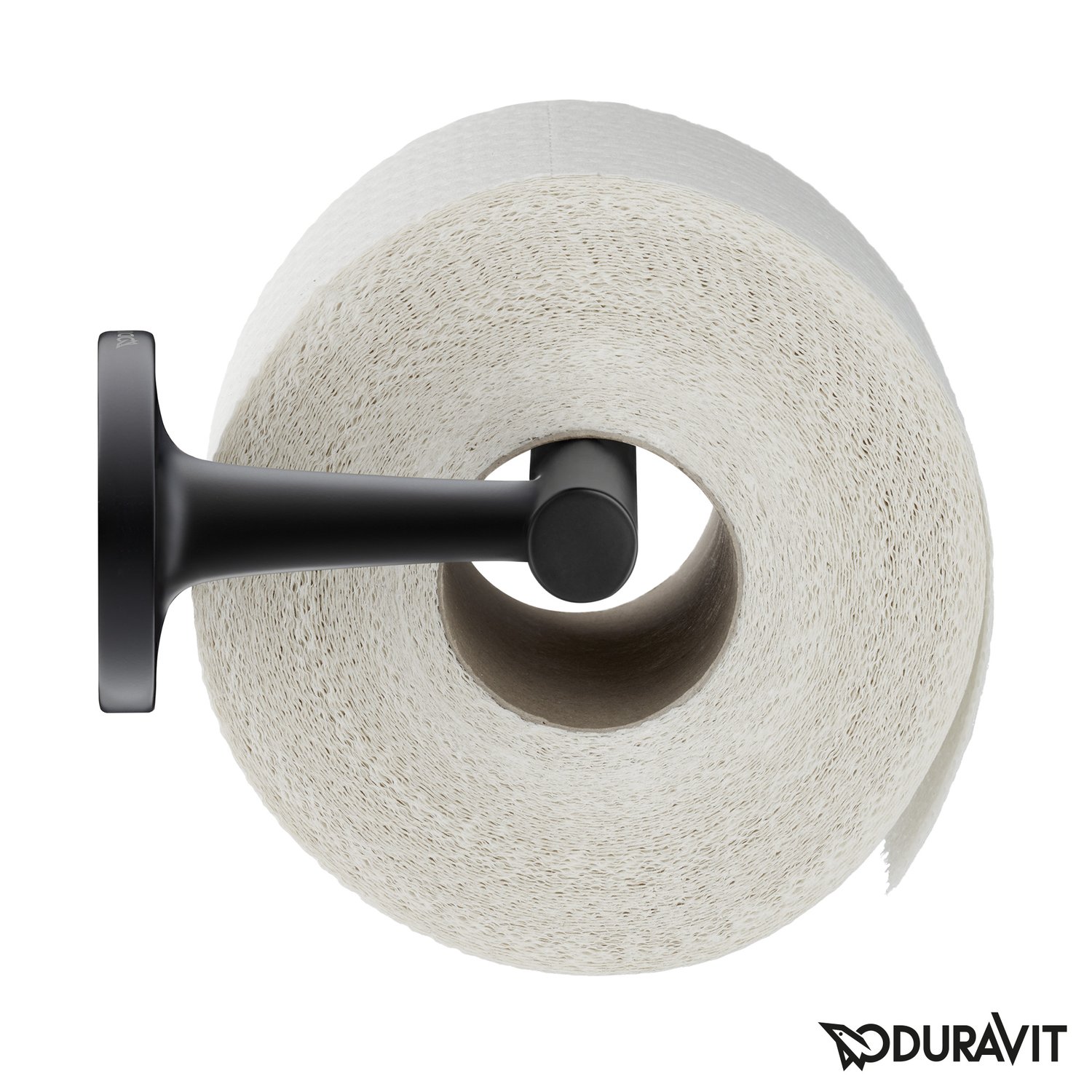 Suport hartie Duravit 0099374600, igienica Starck T, tip instalare pe perete, numar orificii instalare 2, negru [4]