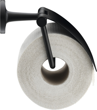 Suport hartie Duravit 0099404600, igienica Starck T, tip instalare pe perete, numar orificii instalare 2, negru [1]