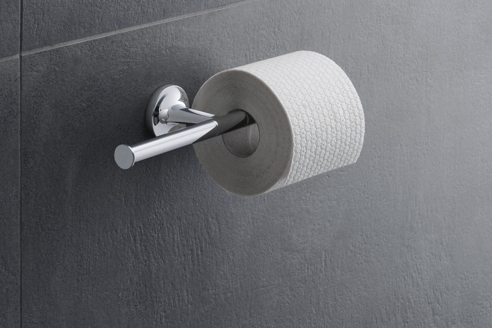Suport hartie Duravit 0099381000, igienica Starck T, tip instalare pe perete, numar role hartie 2, crom [6]