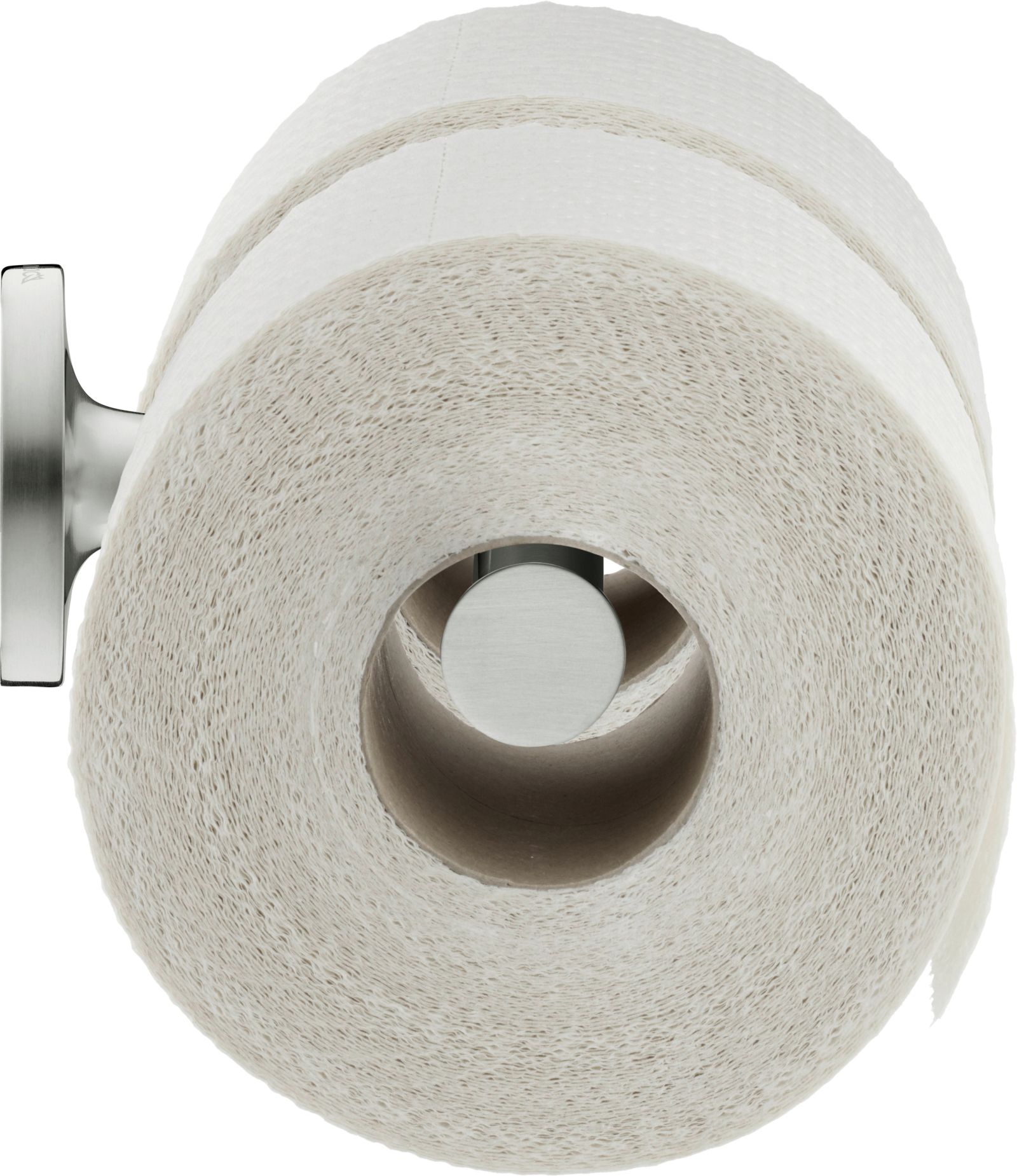 Suport hartie Duravit 0099387000, igienica Starck T, tip instalare pe perete, numar role hartie 2, otel satinat [2]