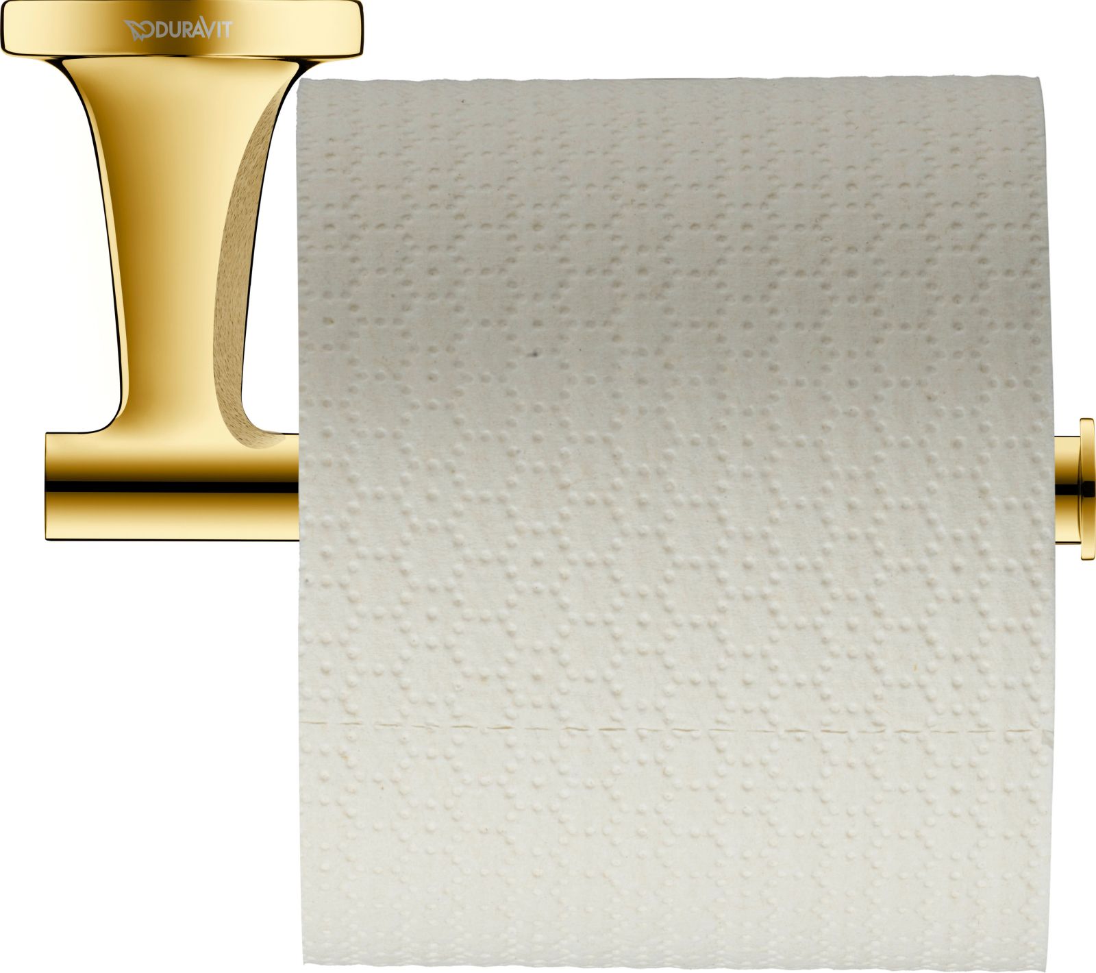 Suport hartie Duravit 0099373400, igienica Starck T, tip instalare pe perete, numar orificii instalare 2, auriu [3]