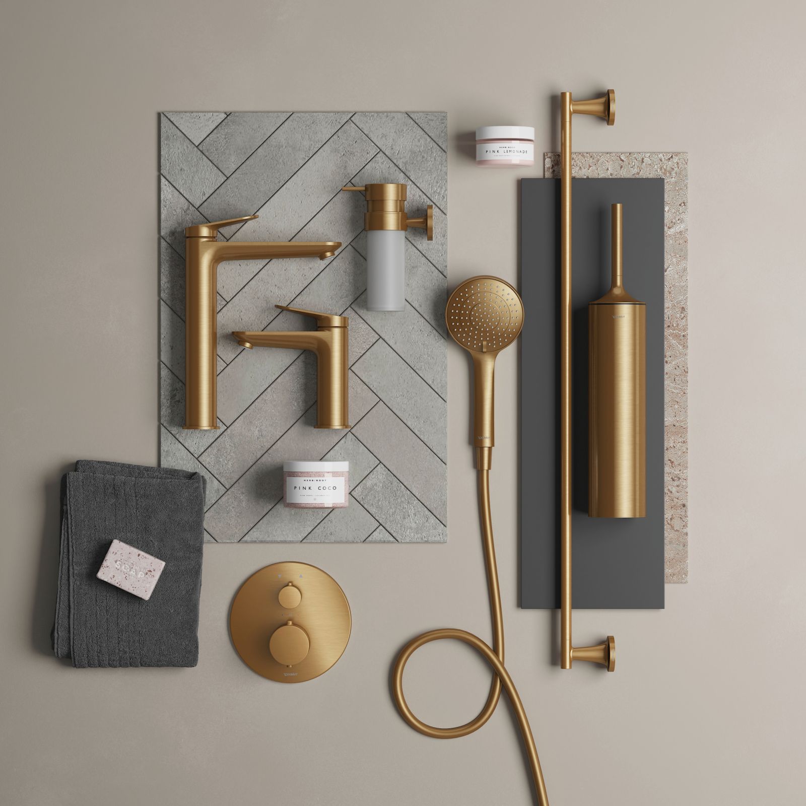 Suport hartie Duravit 0099370400, igienica Starck T, tip instalare pe perete, numar orificii instalare 2, bronz [4]