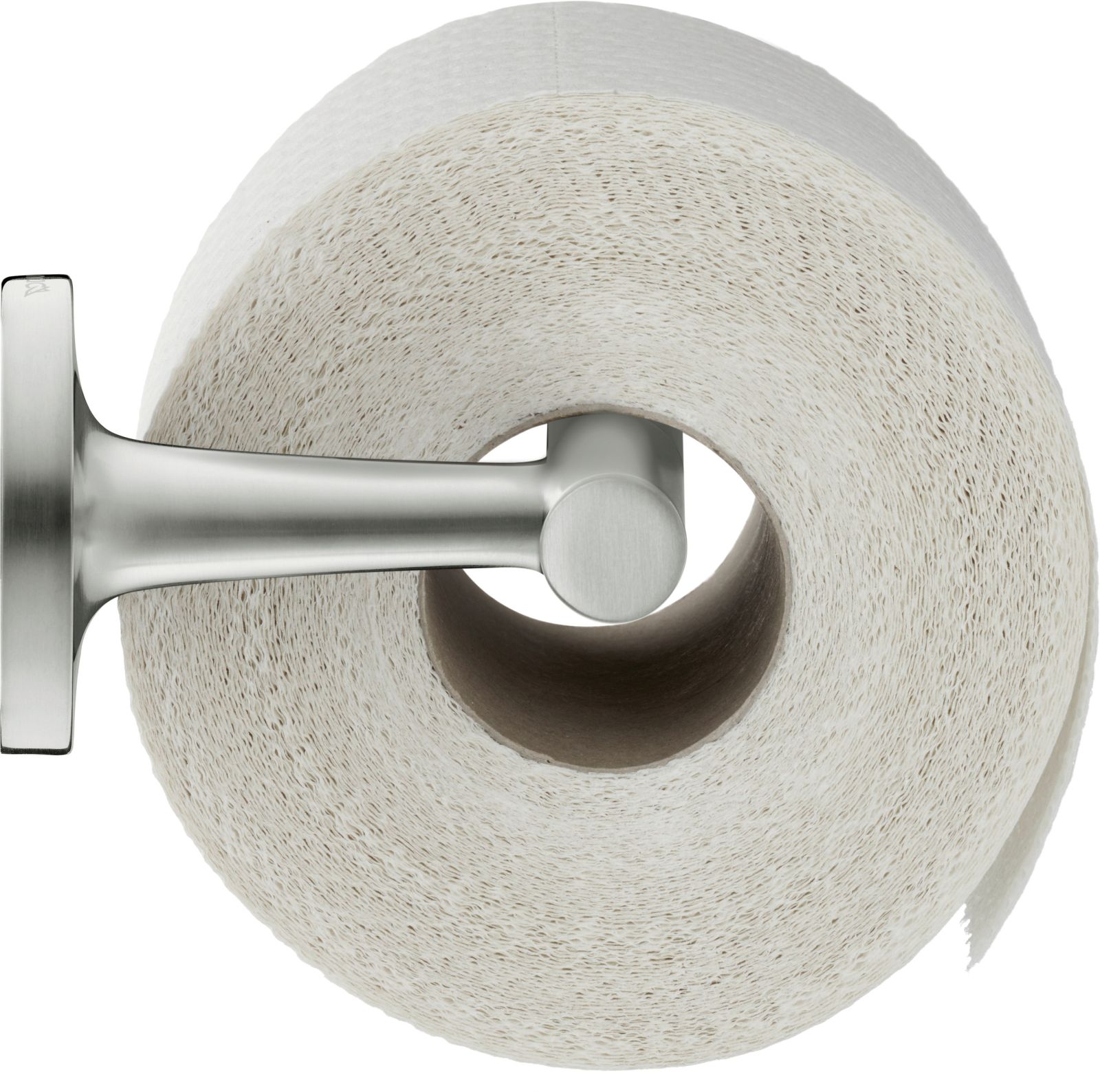 Suport hartie Duravit 0099377000, igienica Starck T, tip instalare pe perete, numar orificii instalare 2, otel satinat [2]