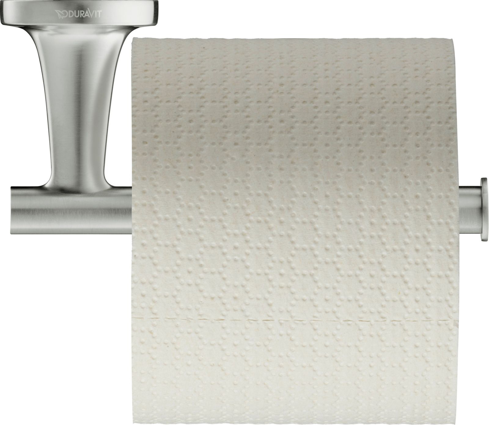 Suport hartie Duravit 0099377000, igienica Starck T, tip instalare pe perete, numar orificii instalare 2, otel satinat [3]