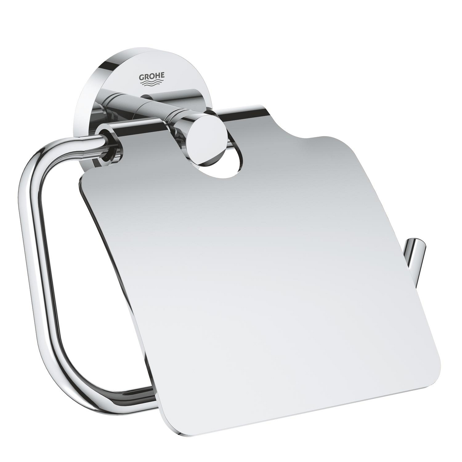 Grohe Suport hartie igienica grohe start 41179000, pe perete, capac, metal, crom