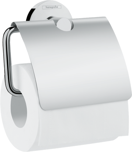 Hansgrohe Suport hartie igienica hansgrohe logis universal 41723000, 1 rola, montare pe perete, fixare ascunsa, crom
