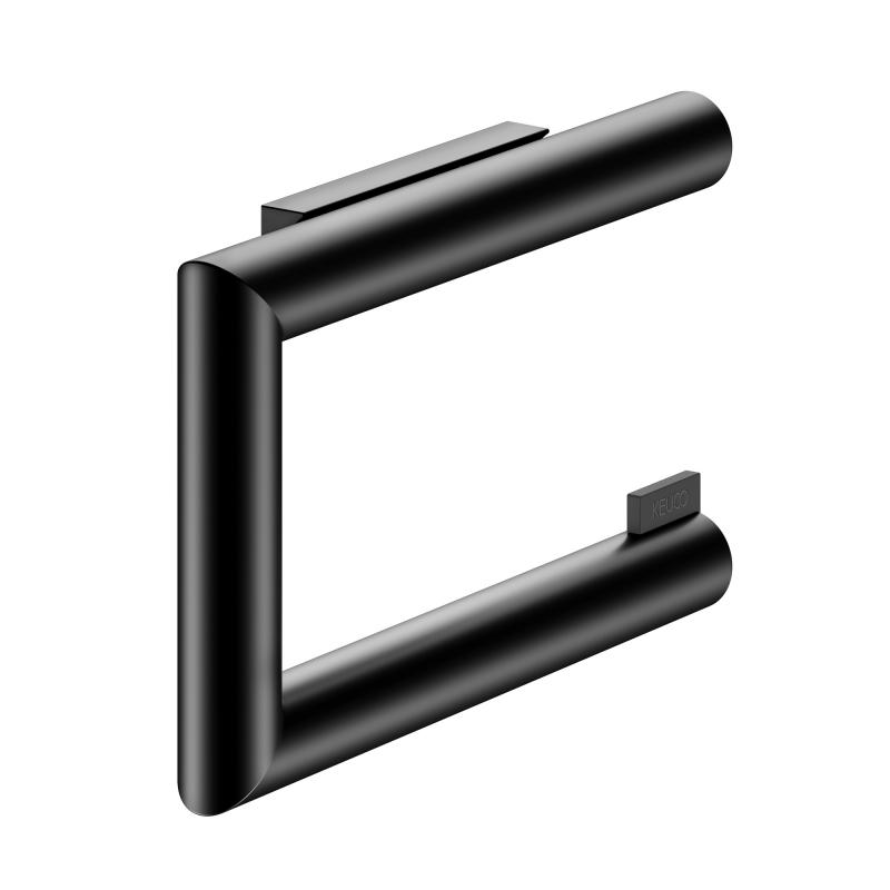 Keuco Suport hartie igienica keuco reva, pe perete, metal, mat, negru, 12862370000