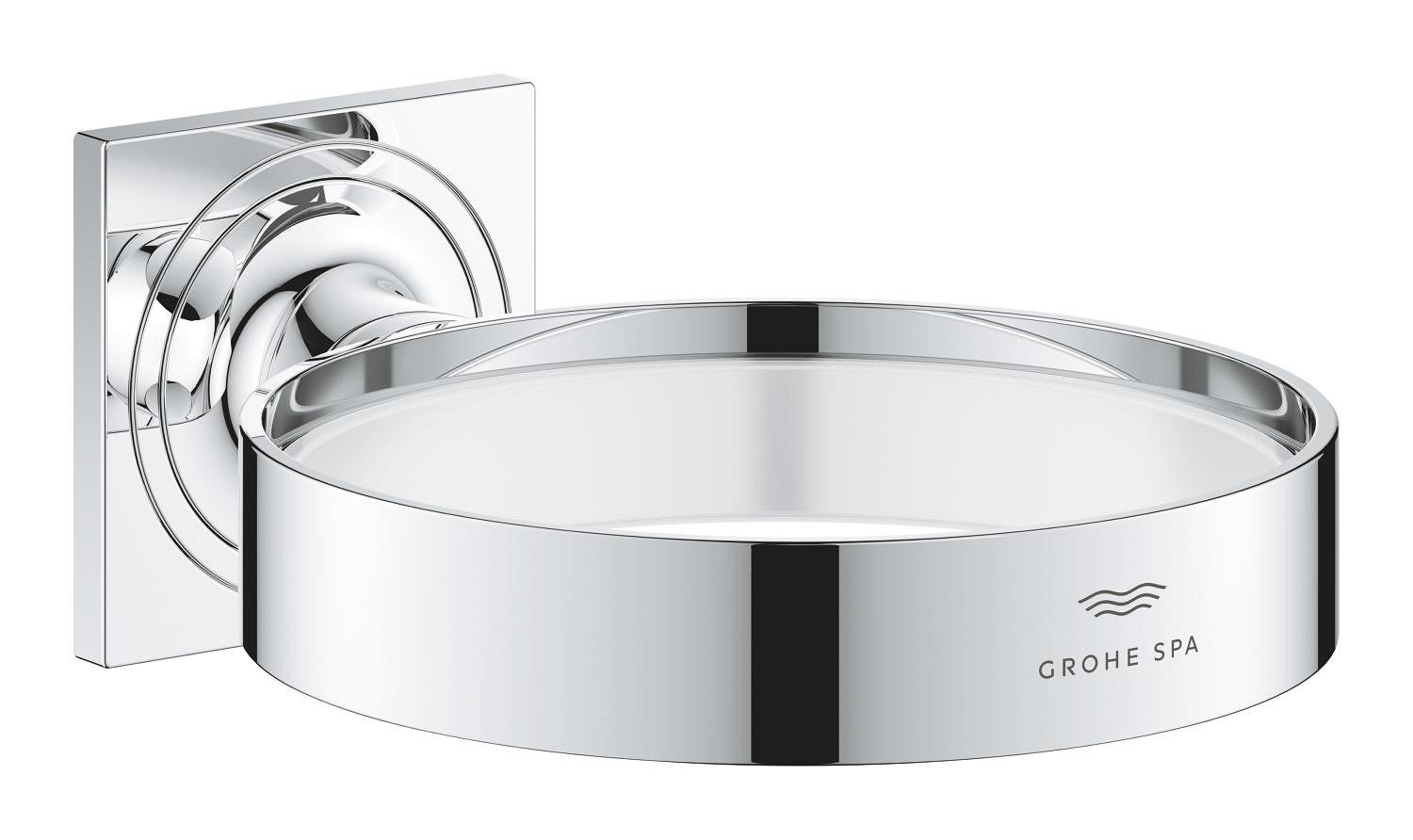 Grohe SPA Suport pahar/dozator grohe allure, aparent, metal, crom, 40963001