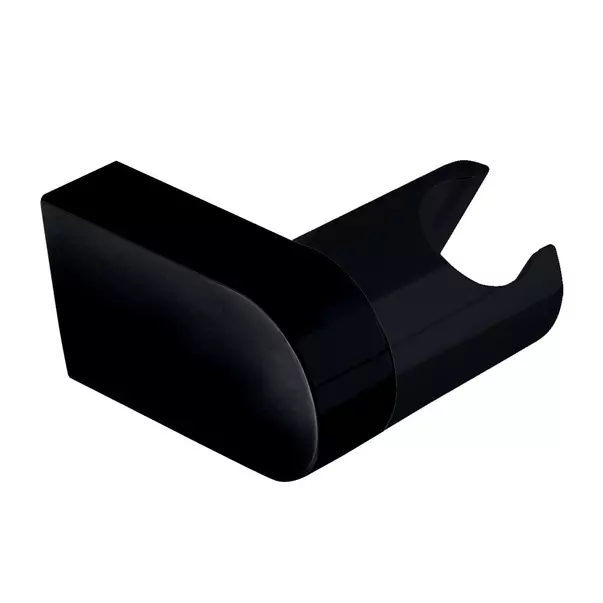 FDesign Suport para dus fdesign inula, pe perete, mat, negru, fd8-703-22