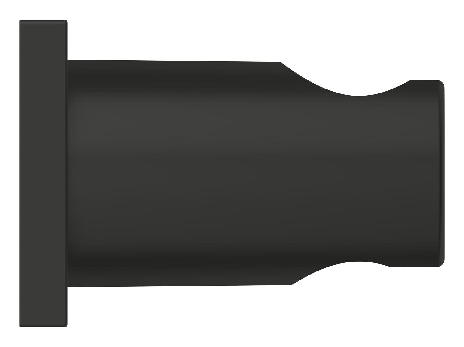 Suport para dus Grohe 270752430, 69 mm, 50 mm, universal, pe perete, abs, metal, suport para dus incorporat, Negru