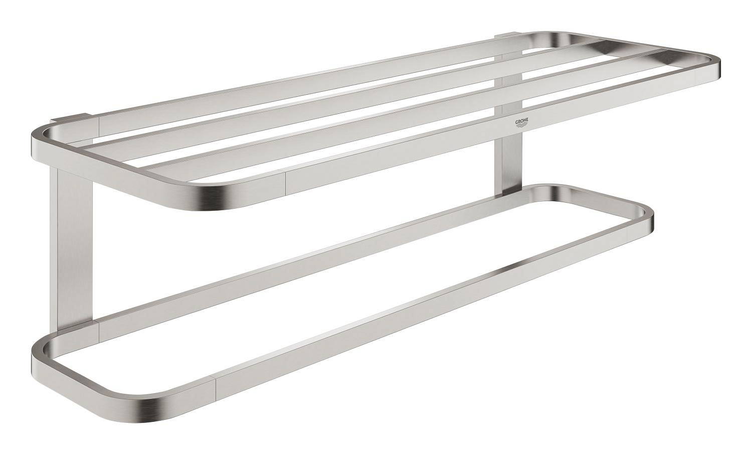 Grohe Suport prosop grohe selection, pe perete, 600 mm, metal, mat, otel satinat, 41066dc0