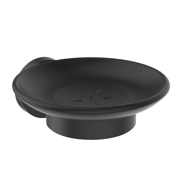 Ideal Standard Suport sapun ideal standard iom, pe perete, metal/sticla, mat, negru, a7929xg