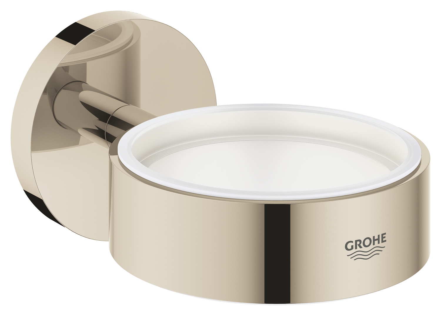 Grohe Suport grohe essentials 40369be1, pahar sau savoniera, fixare ascunsa, lucios, nickel