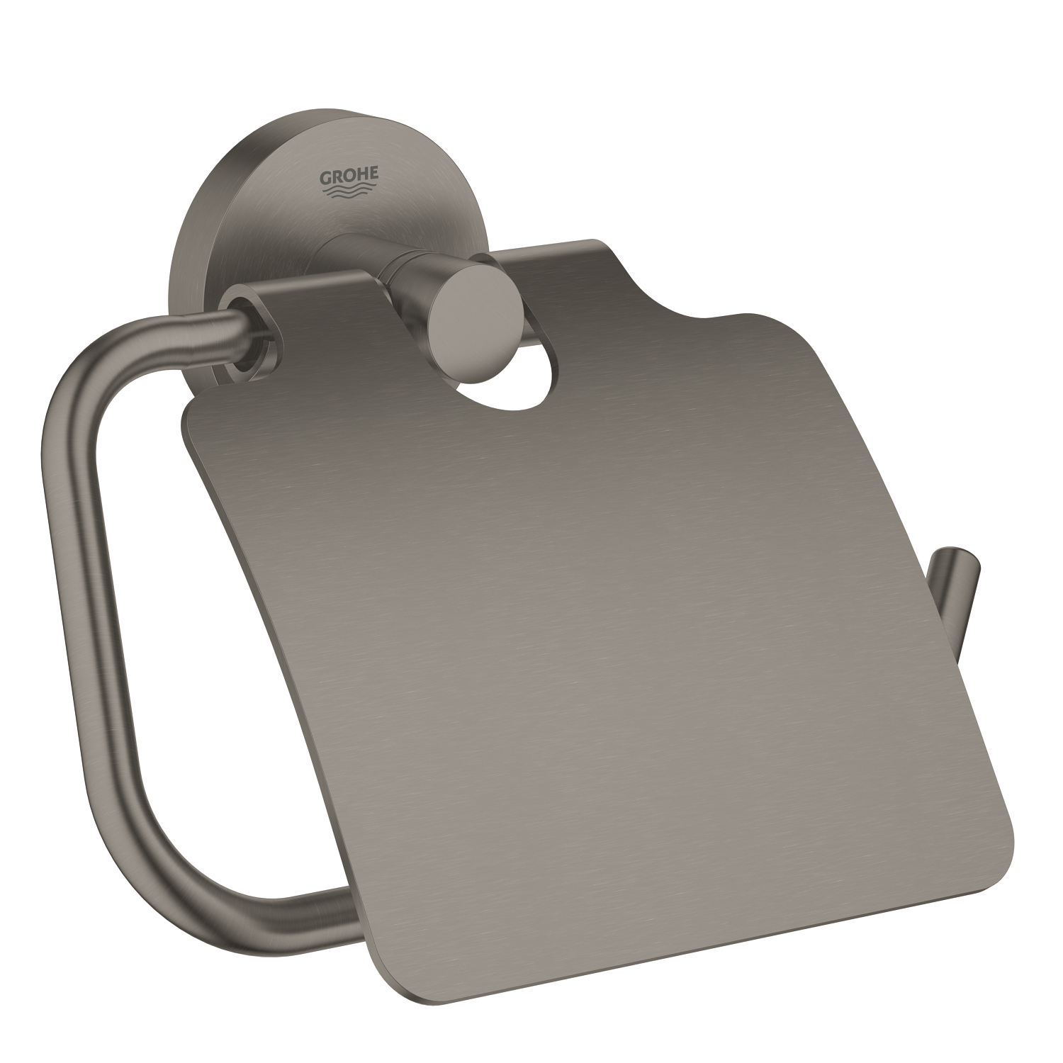 Grohe Suport hartie igienica grohe essentials, pe perete, metal, mat, grafit, 40367al1